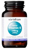 Viridian Vitamin E 330 mg 400 IU 30 kapsúl