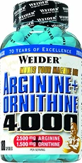 Weider Arginine + Ortnithine 4000 180 kapsúl
