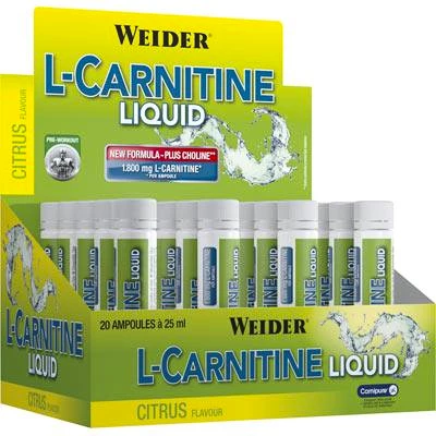 Weider  L-Carnitine 1800 mg 20×25 ml