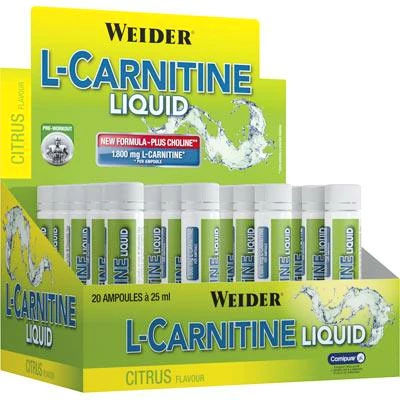 Weider  L-Carnitine 1800 mg 20×25 ml