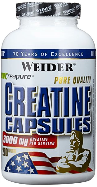 Weider  Pure Creatine Capsules 200 kapslí