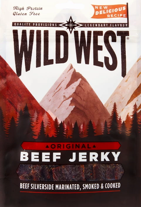Wild West  Hovězí Jerky 25&nbsp;g