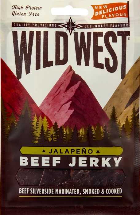 Wild West  Hovězí Jerky 25&nbsp;g